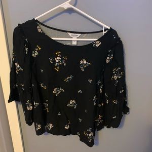 Juniors Flowy Blouse